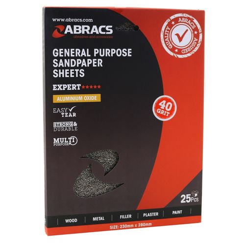 General Purpose Sandpaper Sheets (031000)